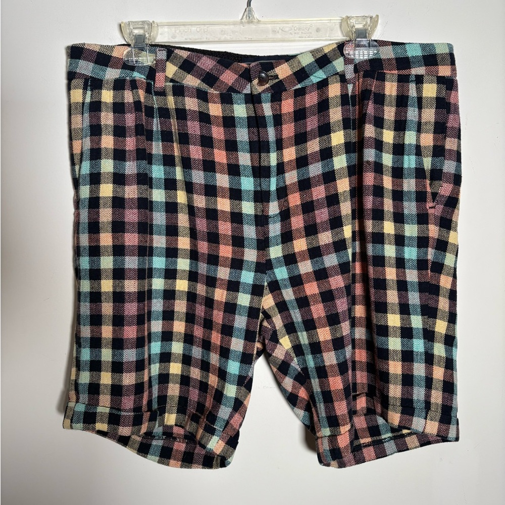 Scotch & Soda Multicolor Plaid Shorts